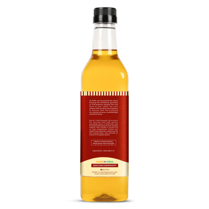 Cold Pressed Groundnut Oil